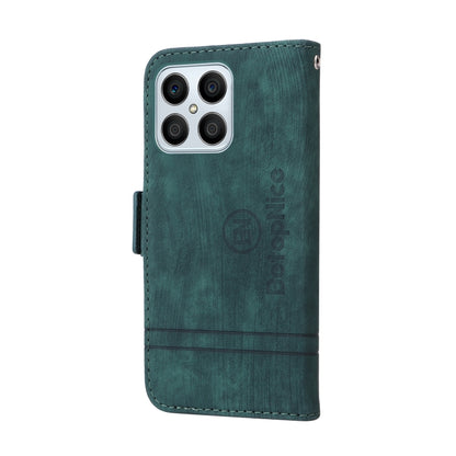 For Honor X8 5G / X6 BETOPNICE Dual-side Buckle Leather Phone Case(Green) by BETOPNICE