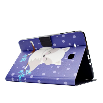 Electric Pressed Left Right Flat Feather Case with Sleep Function Pen Cover & Card Slot & Holder(Arctic Fox) by bashfashion