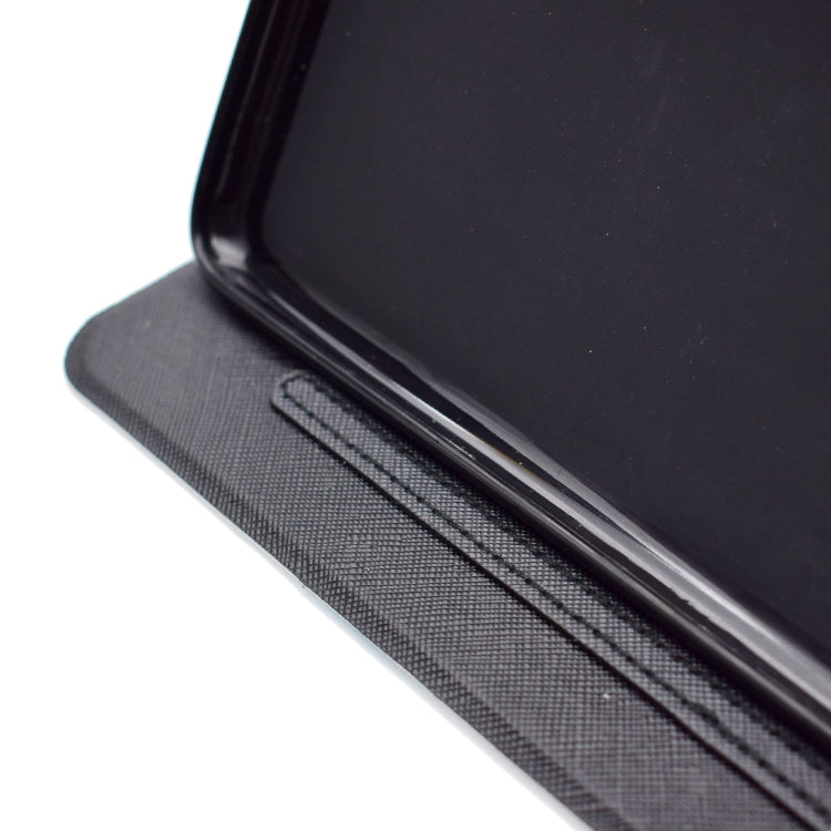 Electric Pressed Left Right Flat Feather Case with Sleep Function Pen Cover & Card Slot & Holder(Arctic Fox) by bashfashion