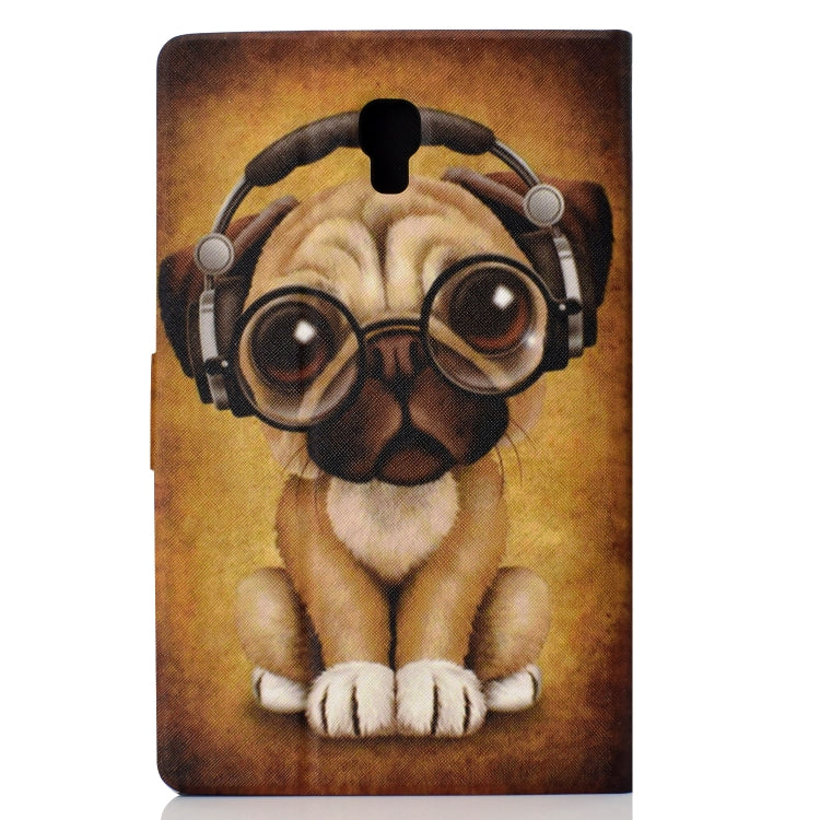 Electric Horizontal Flat Painted Leather Case with Pen Cover & Card Slot & Holder(Shar Pei) by bashfashion