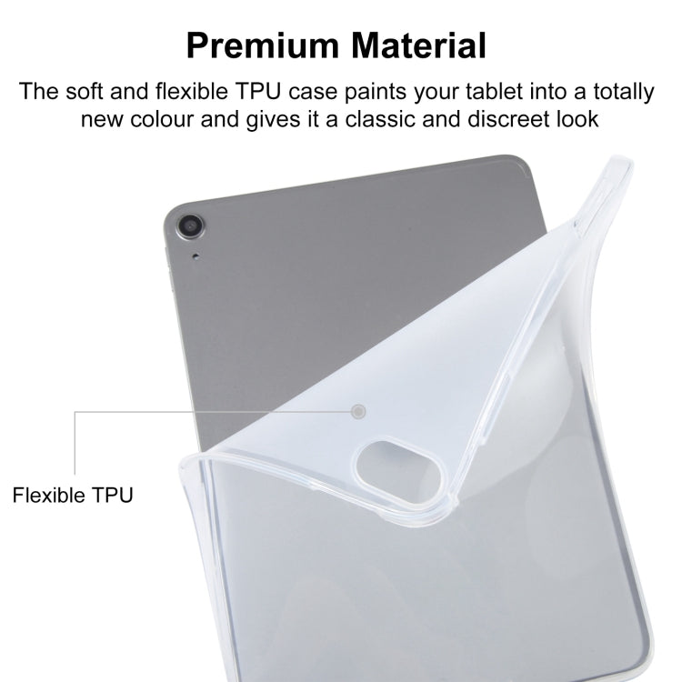 For iPad 2025 / 2022 TPU Tablet Case (Frosted Clear) by bashfashion