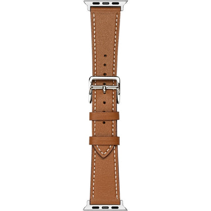 For Apple Watch Series 4/5/6/SE 1/2/3 40mm imak PG1 Series Leather Watch Band(Brown) by bashfashion