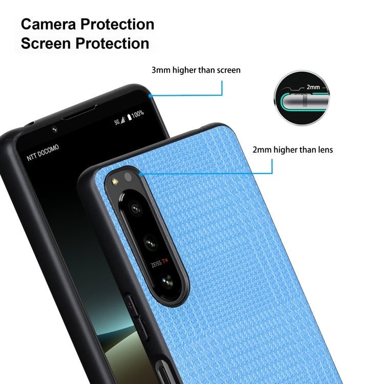 For Sony Xperia 10 IV ViLi TH Series Shockproof Phone Case(Blue) by ViLi