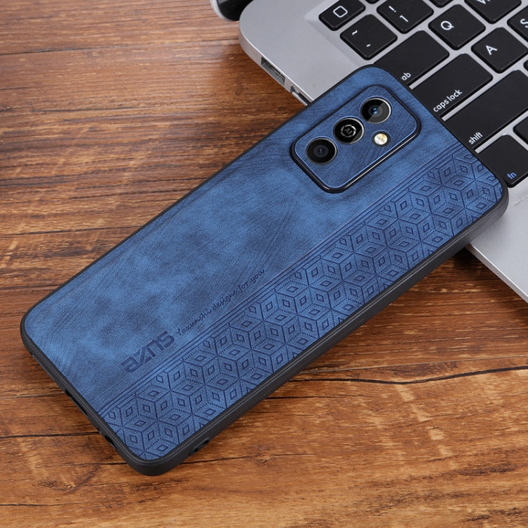 For Huawei Maimang 11 AZNS 3D Embossed Skin Feel Phone Case(Sapphire Blue) by AZNS