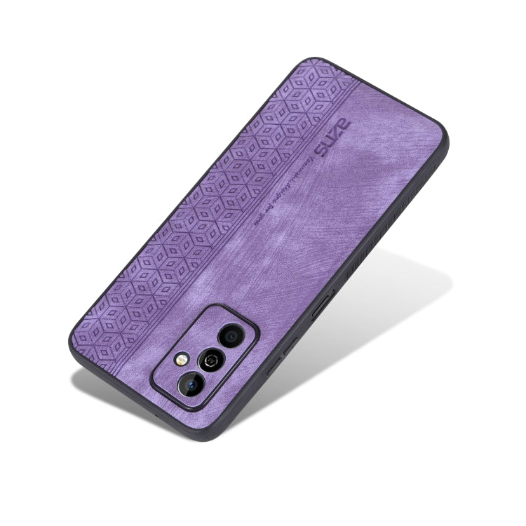 For Huawei Maimang 11 AZNS 3D Embossed Skin Feel Phone Case(Purple) by AZNS