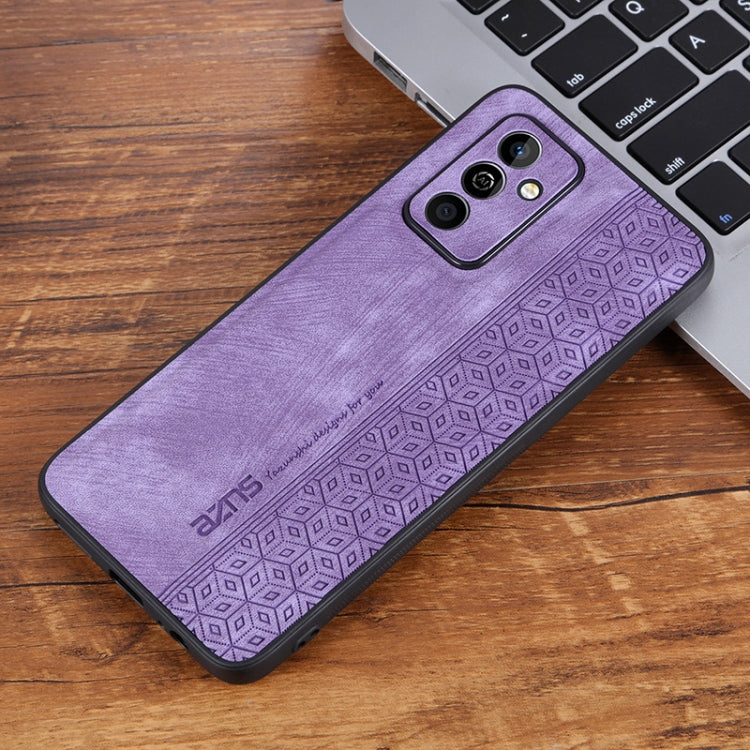 For Huawei Maimang 11 AZNS 3D Embossed Skin Feel Phone Case(Purple) by AZNS
