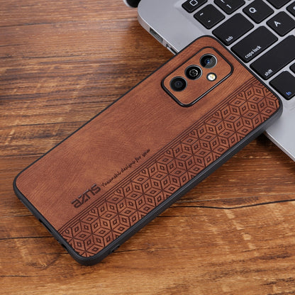 For Huawei Maimang 11 AZNS 3D Embossed Skin Feel Phone Case(Brown) by AZNS