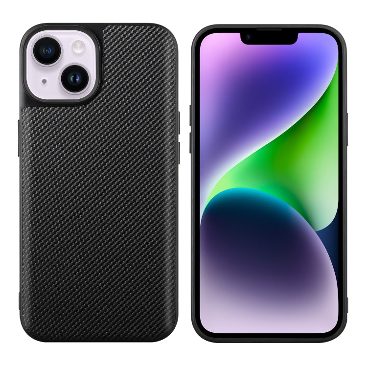 For iPhone 14 ViLi TC Series Kevlar Carbon Fiber Texture Phone Case(Black) by ViLi