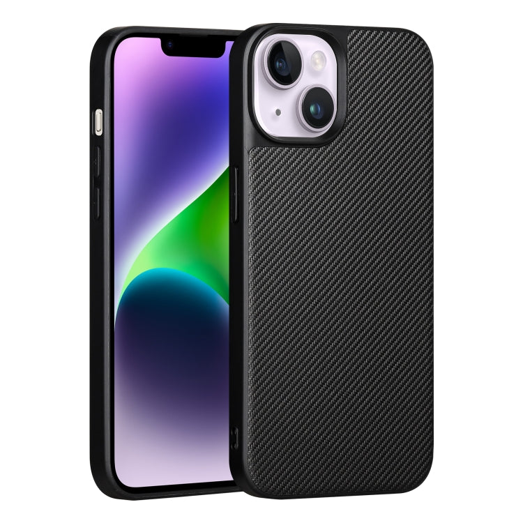 For iPhone 14 ViLi TC Series Kevlar Carbon Fiber Texture Phone Case(Black) by ViLi