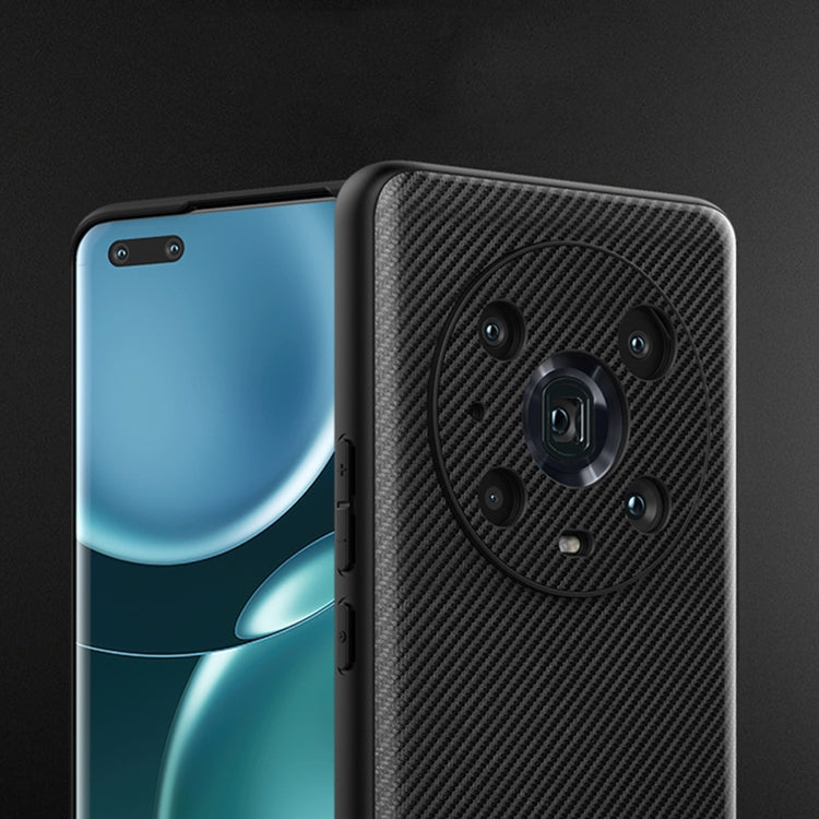 For Honor Magic4 ViLi TC Series Kevlar Carbon Fiber Texture Phone Case(Black) by ViLi