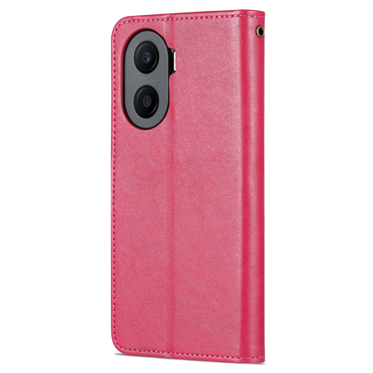 For Honor Play 40 Plus AZNS Sheepskin Texture Flip Leather Phone Case(Red) by AZNS