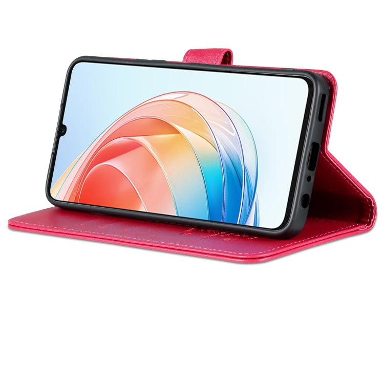 For Honor Play 40 Plus AZNS Sheepskin Texture Flip Leather Phone Case(Red) by AZNS