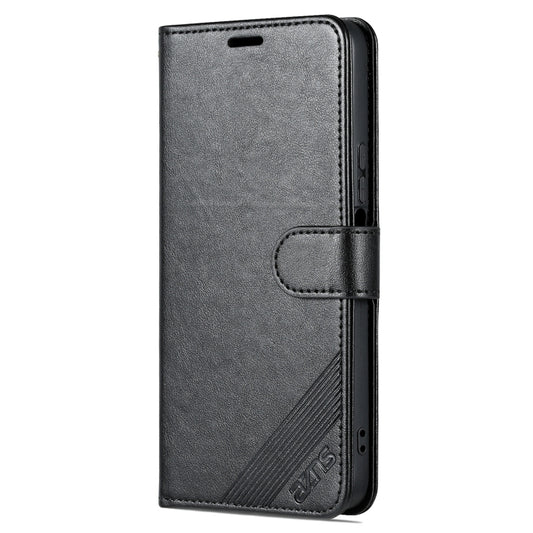 For Honor Play 40 Plus AZNS Sheepskin Texture Flip Leather Phone Case(Black) by AZNS