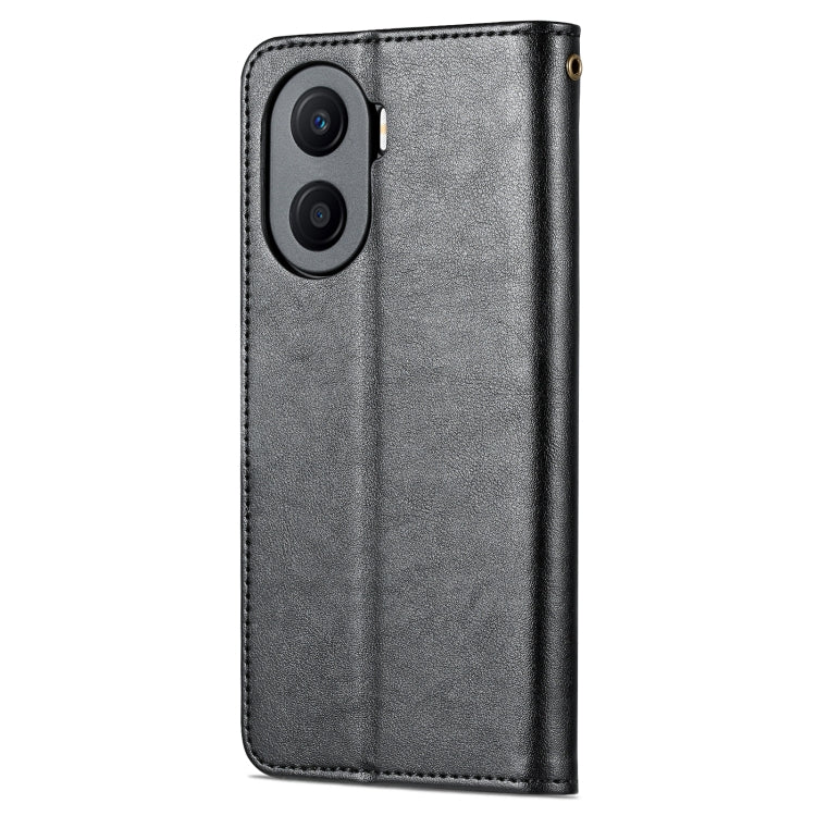 For Honor Play 40 Plus AZNS Sheepskin Texture Flip Leather Phone Case(Black) by AZNS