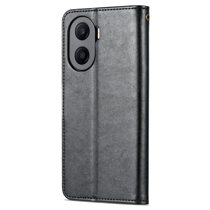 For Honor Play 40 Plus AZNS Sheepskin Texture Flip Leather Phone Case(Black) by AZNS