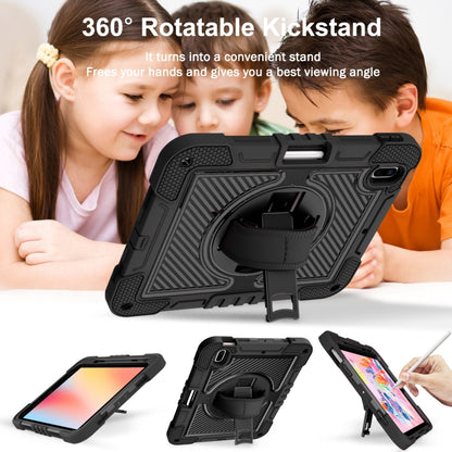 For iPad 2025 / 2022 360 Degree Rotation Shockproof Silicone + PC Tablet Case(Black) by bashfashion