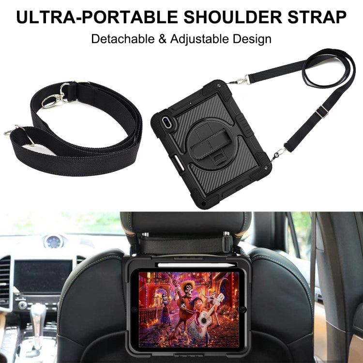 For iPad 2025 / 2022 360 Degree Rotation Shockproof Silicone + PC Tablet Case(Black) by bashfashion