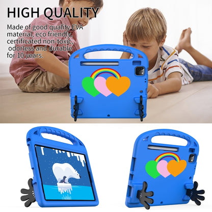 For iPad 2025 / 2022 Love Small Palm Holder EVA Tablet Case(Blue) by bashfashion