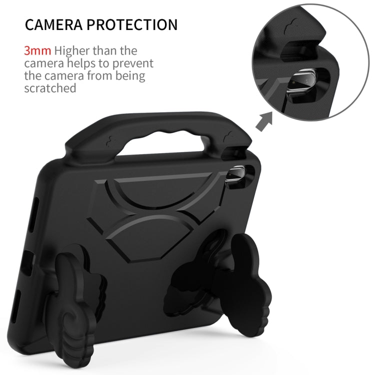 For iPad 2025 / 2022 Children EVA Shockproof Tablet Case with Thumb Bracket(Black) by bashfashion