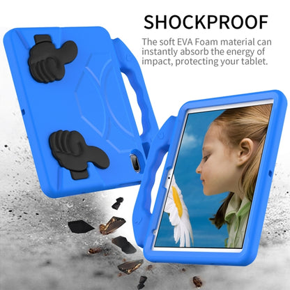 For iPad 2025 / 2022 Children EVA Shockproof Tablet Case with Thumb Bracket(Blue) by bashfashion