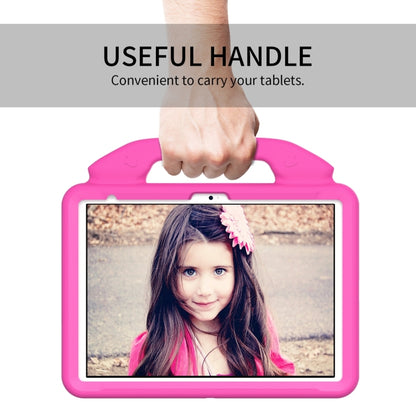 For iPad 2025 / 2022 Children EVA Shockproof Tablet Case with Thumb Bracket(Rose Red) by bashfashion