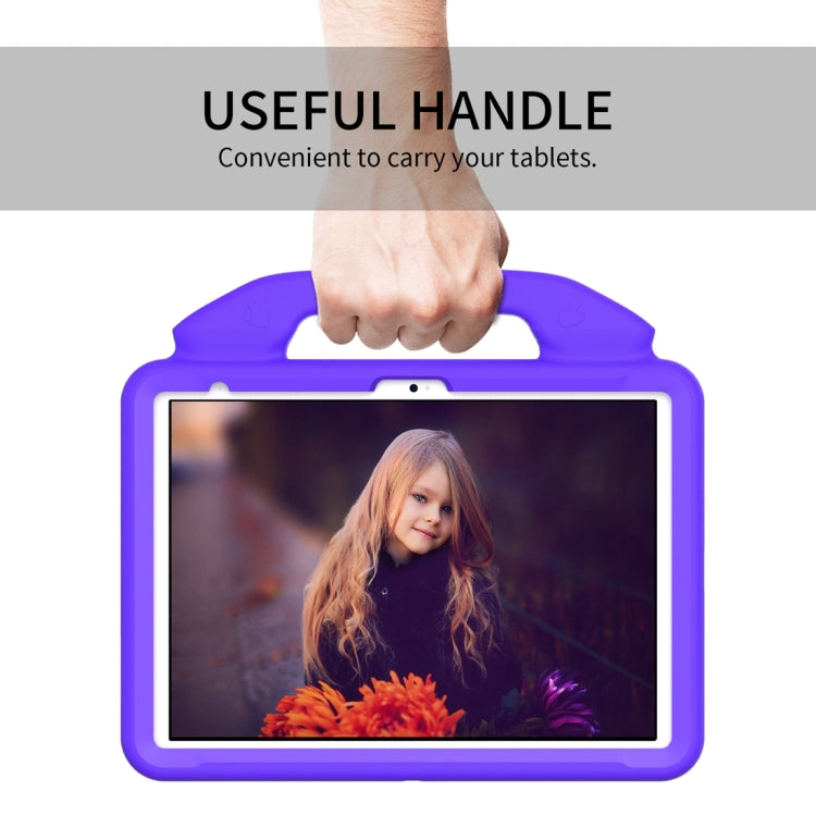 For iPad 2025 / 2022 Children EVA Shockproof Tablet Case with Thumb Bracket(Purple) by bashfashion