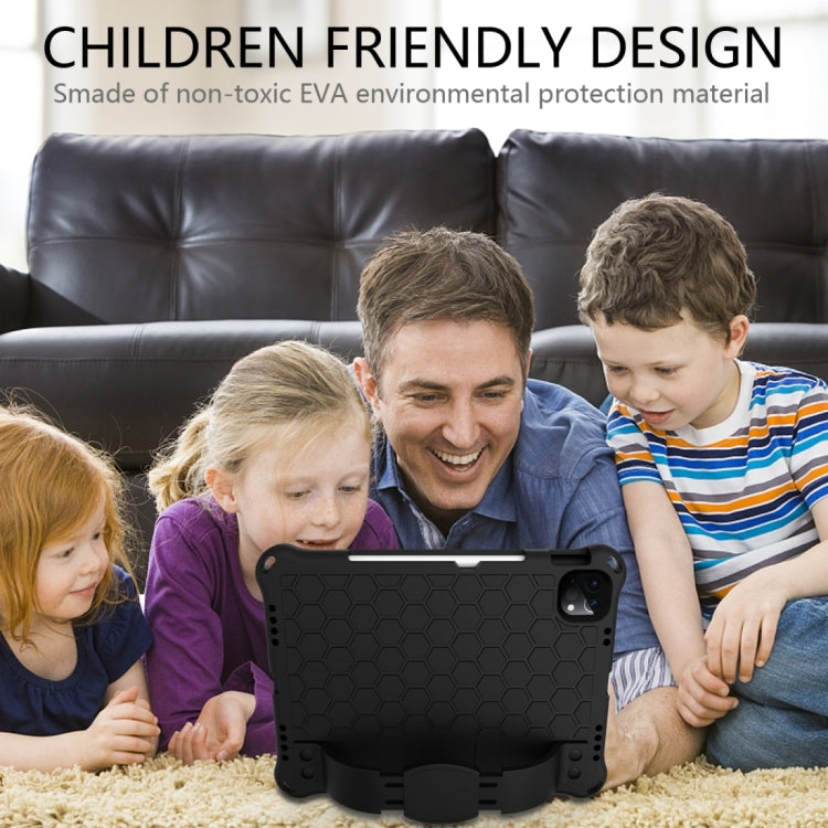 For iPad 2025 / 2022 Honeycomb Design EVA + PC Anti Falling Tablet Protective Case(Black) by bashfashion