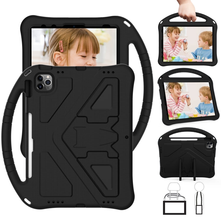 For iPad 2025 / 2022 EVA Anti Falling Tablet Protective Case with Holder(Black) by bashfashion