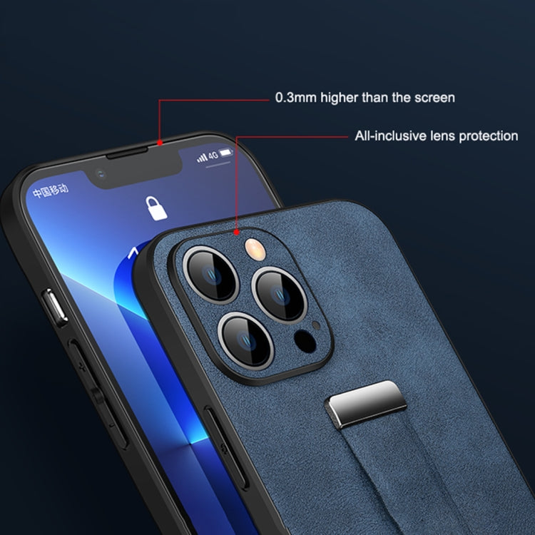 For iPhone 14 Pro SULADA Cool Series PC + Leather Texture Skin Feel Phone Case(Black) by SULADA