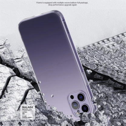 For iPhone 14 Plus SULADA Frosted Series Shockproof TPU Protective Case(Transparent) by SULADA