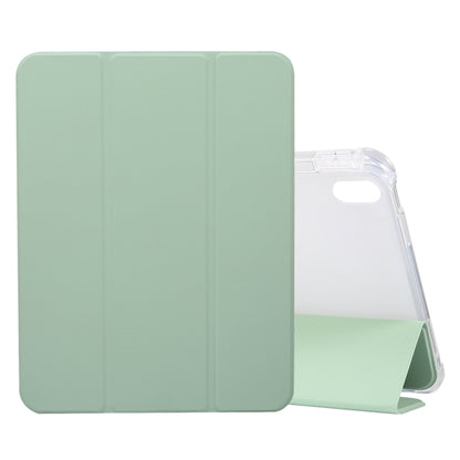 For iPad 2025 / 2022 3-folding Electric Pressed Skin Texture Leather Tablet Case(Green) by bashfashion
