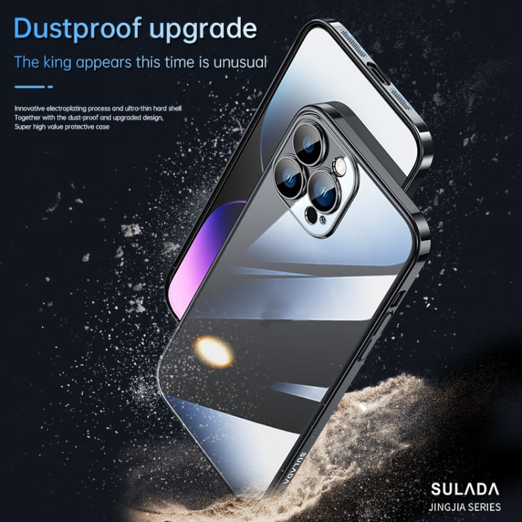 For iPhone 14 Plus SULADA Hard PC Shockproof Phone Case(Black) by SULADA