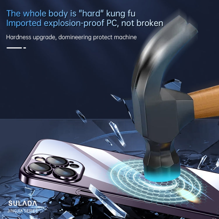 For iPhone 14 Pro SULADA Hard PC Shockproof Phone Case(Black) by SULADA