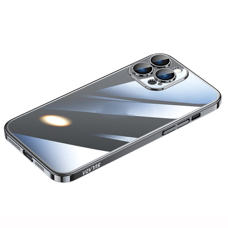 For iPhone 14 Pro Max SULADA Hard PC Shockproof Phone Case(Black) by SULADA