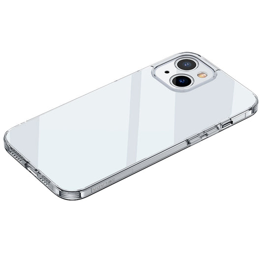 For iPhone 14 SULADA Frosted Series Shockproof Transparent TPU Phone Case(White) by SULADA