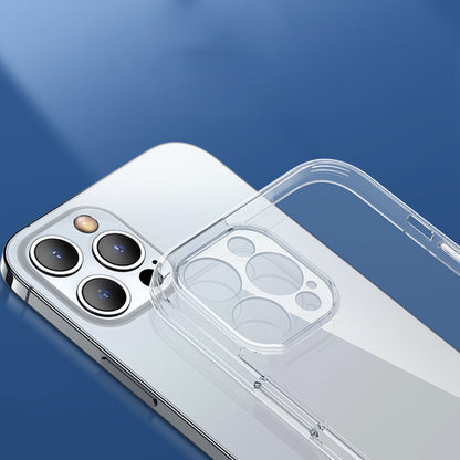 For iPhone 14 SULADA Frosted Series Shockproof Transparent TPU Phone Case(White) by SULADA