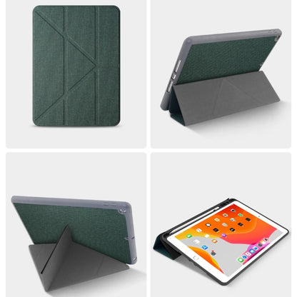 For iPad 2025 / 2022 Mutural Multi-fold Smart Leather Tablet Case(Black) by bashfashion