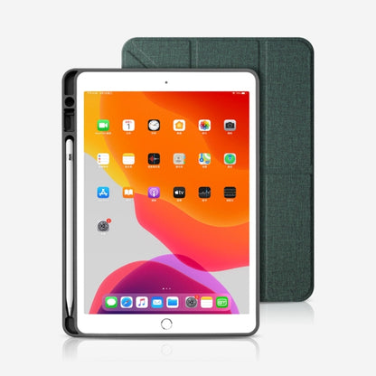 For iPad 2025 / 2022 Mutural Multi-fold Smart Leather Tablet Case(Black) by bashfashion