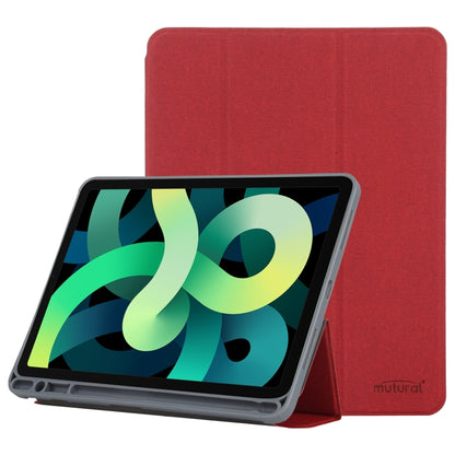 For iPad 2025 / 2022 Mutural YASHI Series Tablet Leather Smart Case(Red) by bashfashion