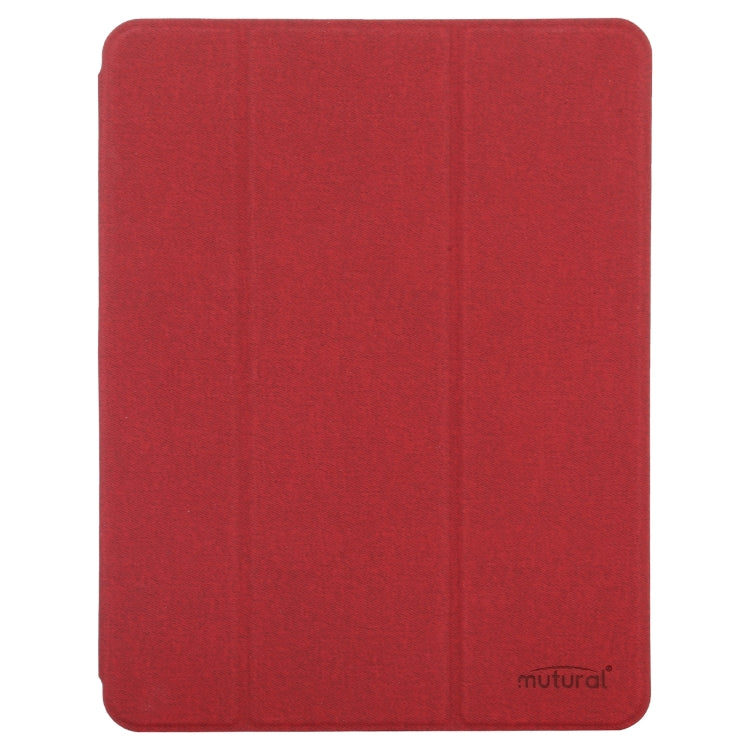 For iPad 2025 / 2022 Mutural YASHI Series Tablet Leather Smart Case(Red) by bashfashion