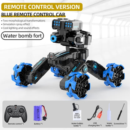 DM-528 Four-wheel Battle Blooming Tire Spray Remote Control Car, Specification:Single Control Water Bomb(Blue) by bashfashion
