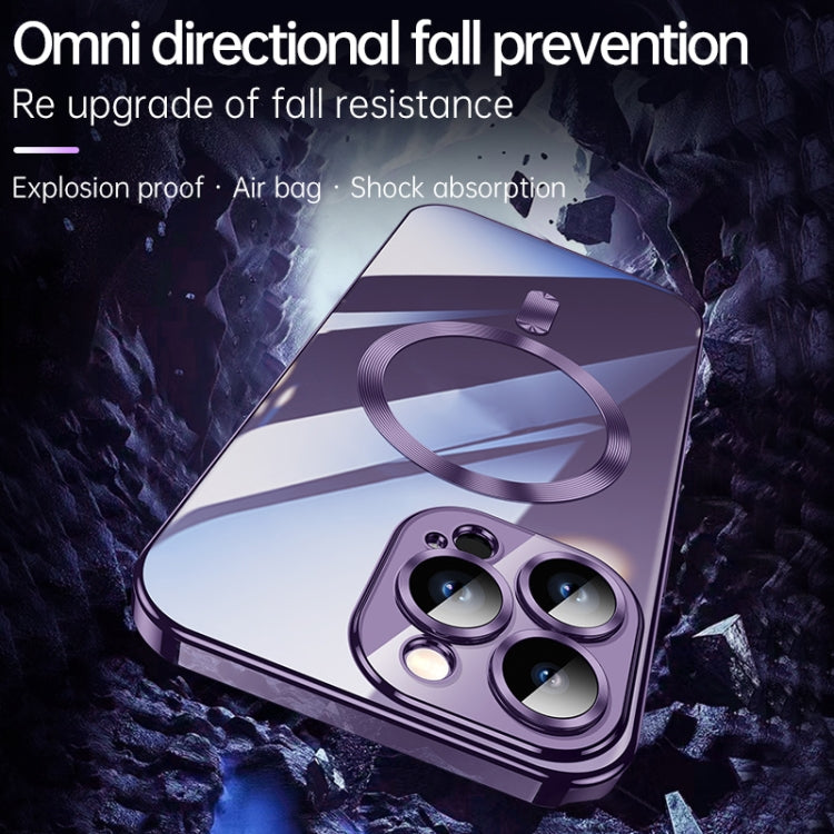 For iPhone 14 Plus SULADA Plating TPU Shockproof Phone Soft Case(Purple) by SULADA