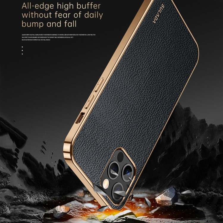 For iPhone 14 Pro SULADA Shockproof TPU + Handmade Leather Phone Case(Green) by SULADA