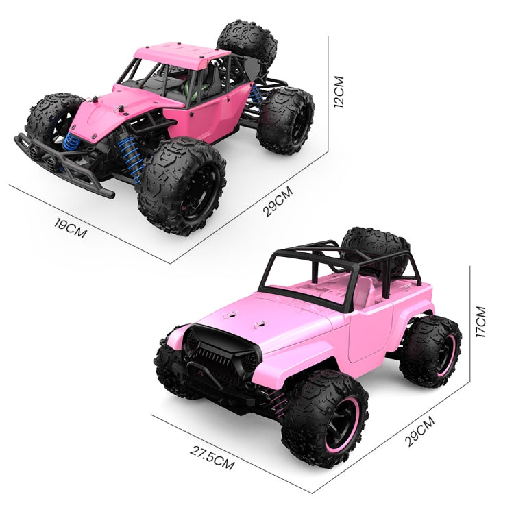 9304E 1:18 Full Scale Remote Control 4WD High Speed Car (Pink) by bashfashion