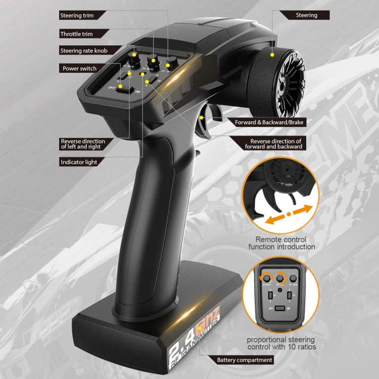 9306E 1:18 Full Scale Remote Control 4WD High Speed Car(Blue) by bashfashion