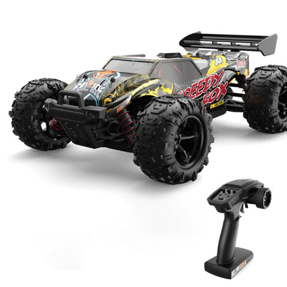 9307E 1:18 Full Scale Remote Control 4WD High Speed Car(Black Yellow) by bashfashion