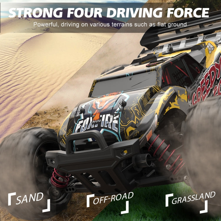 9307E 1:18 Full Scale Remote Control 4WD High Speed Car(Black Yellow) by bashfashion