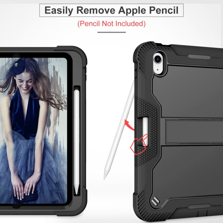 For iPad 2025 / 2022 Silicone + PC Shockproof Tablet Case(Black) by bashfashion