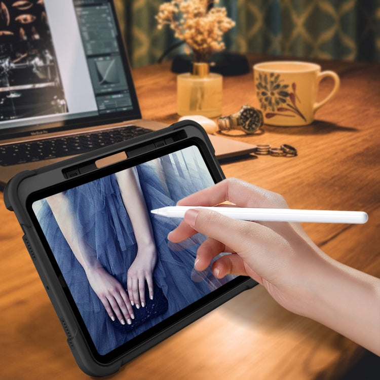 For iPad 2025 / 2022 Silicone + PC Shockproof Tablet Case(Black) by bashfashion