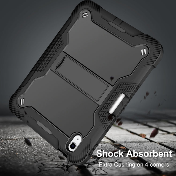 For iPad 2025 / 2022 Silicone + PC Shockproof Tablet Case(Black) by bashfashion
